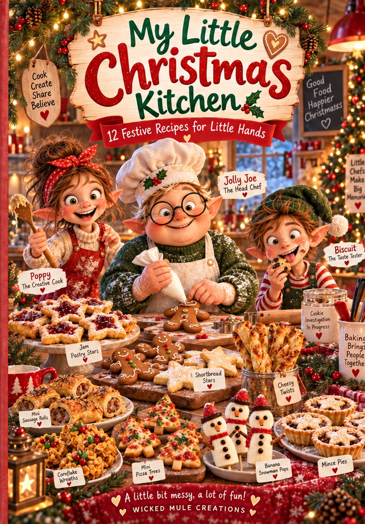 My Little Christmas Kitchen approved book cover